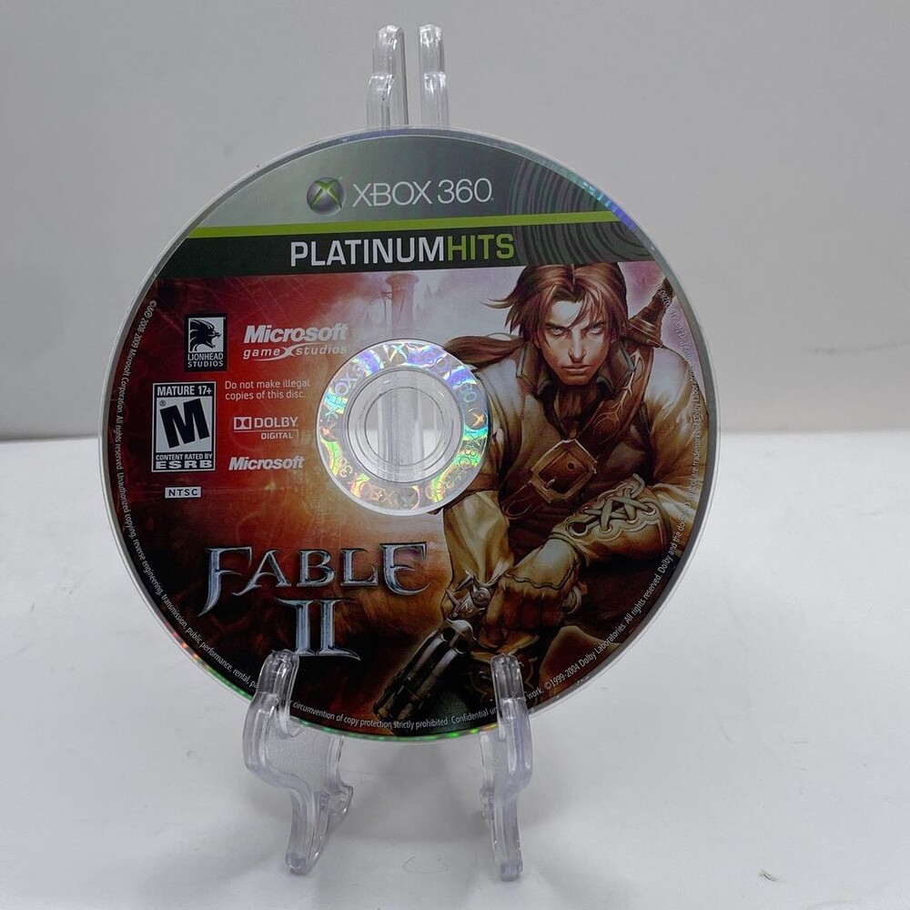 Fable II 2 Platinum Hits (Microsoft Xbox 360, 2008) Disc Only